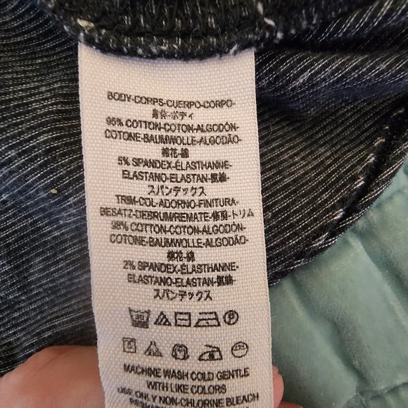 We the Free Scoop Neck Striped T-shirt Size Medium - EUC - Picture 6 of 6